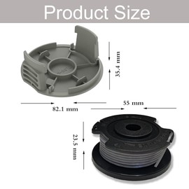 Strimmer Spool Line,Autofeed Spools Replacement,Compatible with Bosch EasyGrassCut,EasyGrassCut 23, EasyGrassCut 26, EasyGrassCut 18.Grass Trimmer F016800569 F016800385