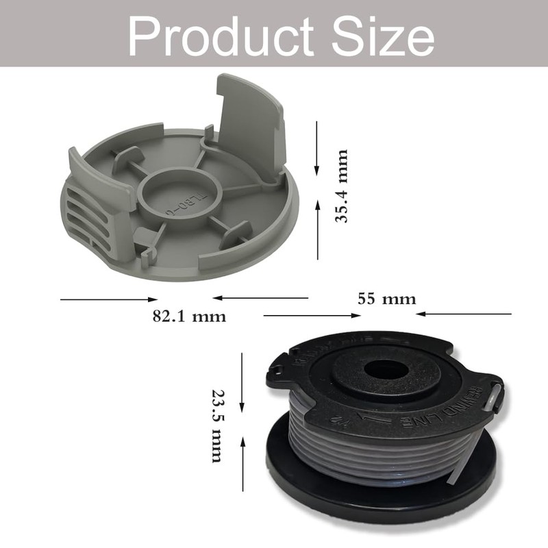 Strimmer Spool Line,Autofeed Spools Replacement,Compatible with Bosch EasyGrassCut,EasyGrassCut 23, EasyGrassCut