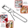 Stainless Steel Bottle Adjustable can Multifunctional Bottle Opener. Gripper Tight