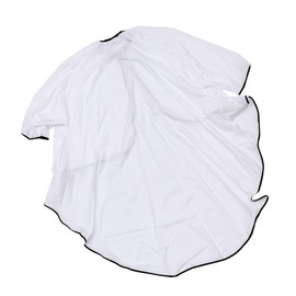 TOVINANNA Professional Hairdressing Cape Sleeves Barber Gown for Men and Women Full Hair Cutting Apron Static Design White