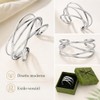 Pulseras de Acero Inoxidable para Mujer con Joyero