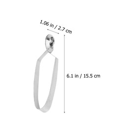 BESTonZON Snail Tongs, 4-Piece Snail Tongs Set, Stainless Steel Snail Tongs, Snail Clip, Snail Fork, Seafood Forks for Snails, Fruit Salad, Tea Bags, Ice Snail Forks