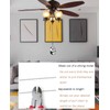 Ceiling Fan Pull Chain-12 Inch Panda Ceiling Fan Pull Chain