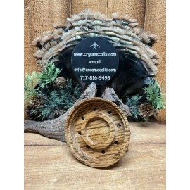 Cross Road Game Calls 1 - Sweet Caller Zebrawood Turkey Call Pot Unfinished or Finished  No Tools  - With Spray Finish