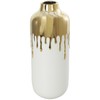 CosmoLiving by Cosmopolitan Ceramic Decorative Vase Centerpiece Vase with Abstract