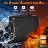 Nacial 5200℉ Fireproof Document Box with Lock, Expandable Document Organizer,