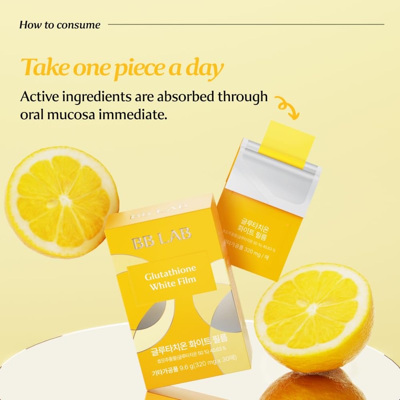 BB LAB Glutathione White Film 320mg*30pcs, Korea Glutathione Direct Film,