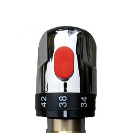 1 Piece Thermostatic Control Handles, Thermostatic Mixer for Bathtub, Shower, Valve Control Handle, Constant Temperature Control for Bathroom, Washroom, Kitchen