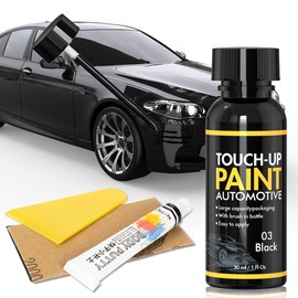 XTryfun Touch Up Paint for Cars Paint Scratch Repair Kit, Automotive Paint, Quick & Easy Fix Scratch Repair for Vehicles (Black)