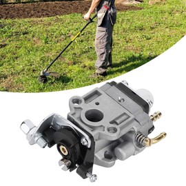 GAESHOW Brush Cutter Chainsaw Carburettor, 10 mm Carburettor Kits Replacement Suitable for Weedeater 1E34F 1E36F TU26 TL26 Brush 26cc 33cc Aluminium