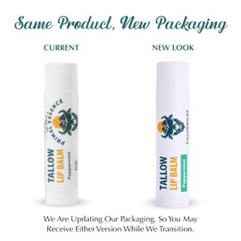 Tallowbourn Moisturizing Tallow Lip Balm – Grass-Fed Beef Tallow with Organic Coconut Oil, Beeswax, and Vitamin E – Lip Balm Set – Variety Pack – Travel Essential – 3-Pack