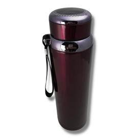 GIFTS & TOYS Termo 1 Litro Termómetro Digital Caliente Frío Café Té Acero Inoxidable Color Vino