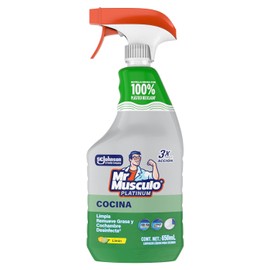 Mr Musculo Limpiador De Cocina Desengrasante Platinum 650 ml