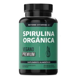 Spirulina Orgánica 100 Natural Espirulina Tecnología Cápsulas Veganas Capsulas Vitaminas Mujer Hombre Organic 180 Caps