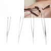 Eyelash Extension Tweezers Kit Stainless Steel High Accuracy Lash Tweezers