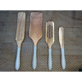 Mad Hungry Rare 4-piece SPURTLE set with Grey Comfort Handles by Mad Hungry FREE SHIPPING