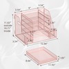 SUPEASY Mesh Desk Organizer with File Holder, 5-Tier Paper Letter