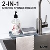 YOHOM Suction Cup Sponge Holder for Kitchen 2-in-1 in Sink