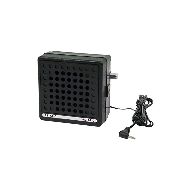 Astatic 302-VS6 10W/8Ω Noise Cancelling External CB Speaker, Black