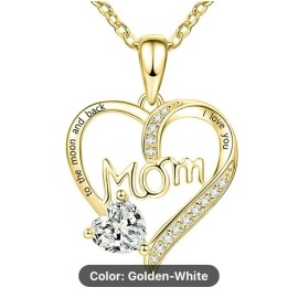 Unbranded Mom  necklace, Mom Heart Necklace , Gift for Mom, Mom jewelry