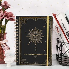 2025-2027 Monthly Planner - Monthly Calendar/Planner, JAN 2025 - DEC 2027, 3 Year Monthly Planner 2025-2027, 6.3" * 8.4", Thick Paper, Back Pocket, Black