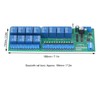 Relay Module RS485 Isolated 12‑in 12‑out RTU protocol DIN35 PLC