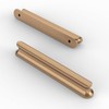9BUILD 10 Pack 96mm Champagne Bronze Cabinet Handles Kitchen Cupboard