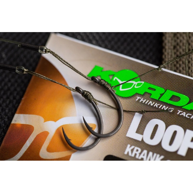 Korda Loops Rigs Krank Barbed Size 6 | 18lb Ready