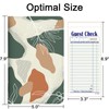Server Book with Zipper Pocket,Waitress Book Wallet Notepad-Leaves