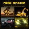 BraveWAY 3inch LED Work Light 3 Modes White/Yellow Headlight Fog