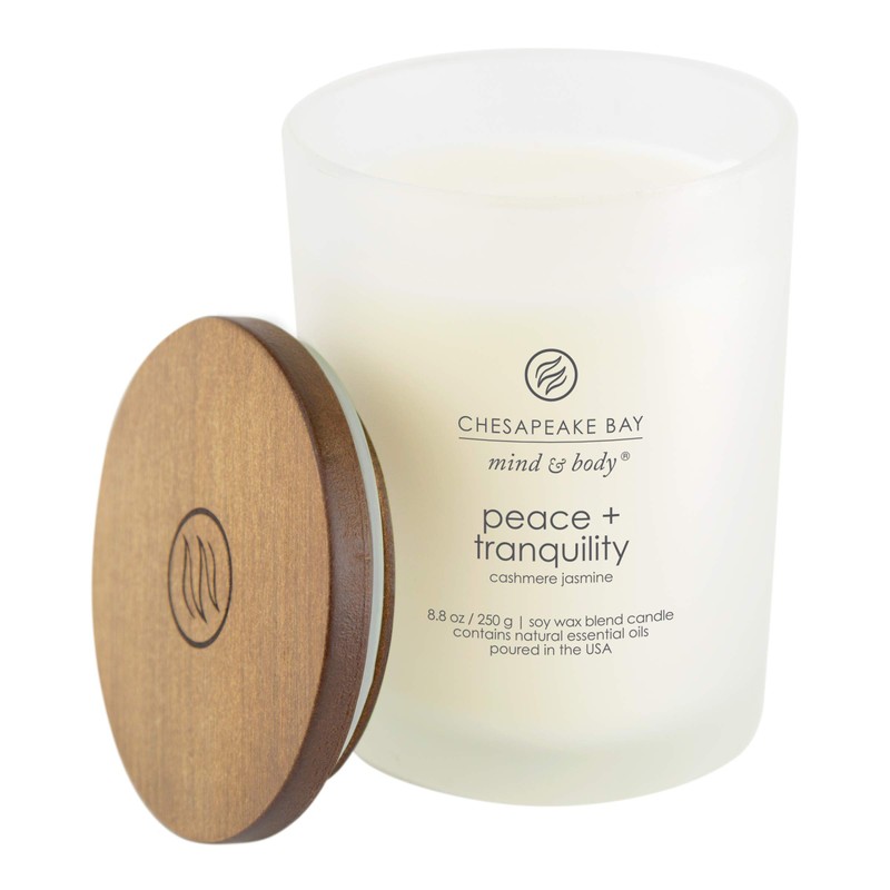 Chesapeake Bay Candle Scented Candles, Serenity + Calm (Lavender Thyme)