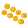 12PCS 74mm 40 Holes Pickleballs PE Plastic High Elasticity Pickleball