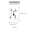 Oottati Small Cute Temporary Tattoo Kitten Cat Neck Hand (Set