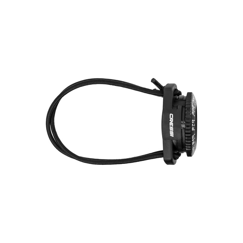 Cressi Brújula con soporte elástico adaptable para buceo, fácil de