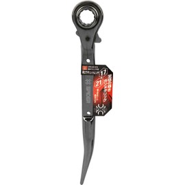 SK11 SPIDER Double-ended Ratchet Wrench 0.7 x 0.8 inches (17 x 21 mm), Short Type SPD-R1721S