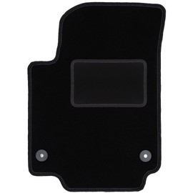 Wielganizator Driver's Velour Doormat Suitable for Seat MII (2011-) Hatchback Driver's Side Driver's Mat Velour Floor Mat Black 1-Piece – Perfect Fit