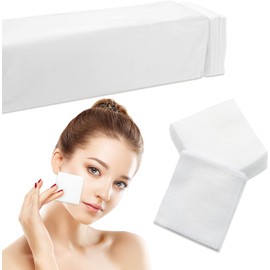 600 Piezas 2 x 2 Toallas Estéticas Desechables Toallitas Faciales No Tejidas Toallitas Estéticas Cuadradas Toallitas de Seda Spa Petite para Aplicación de Productos