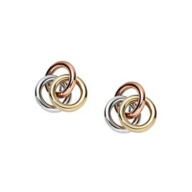 Fossil Earrings for Women , 1.27 cm Multicolor Stainless Steel Earrings, JF01819998