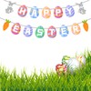 Easter Bunting,Easter Decorations,Rabbit Bunting Easter Egg Bunny Happy Easter Bunting