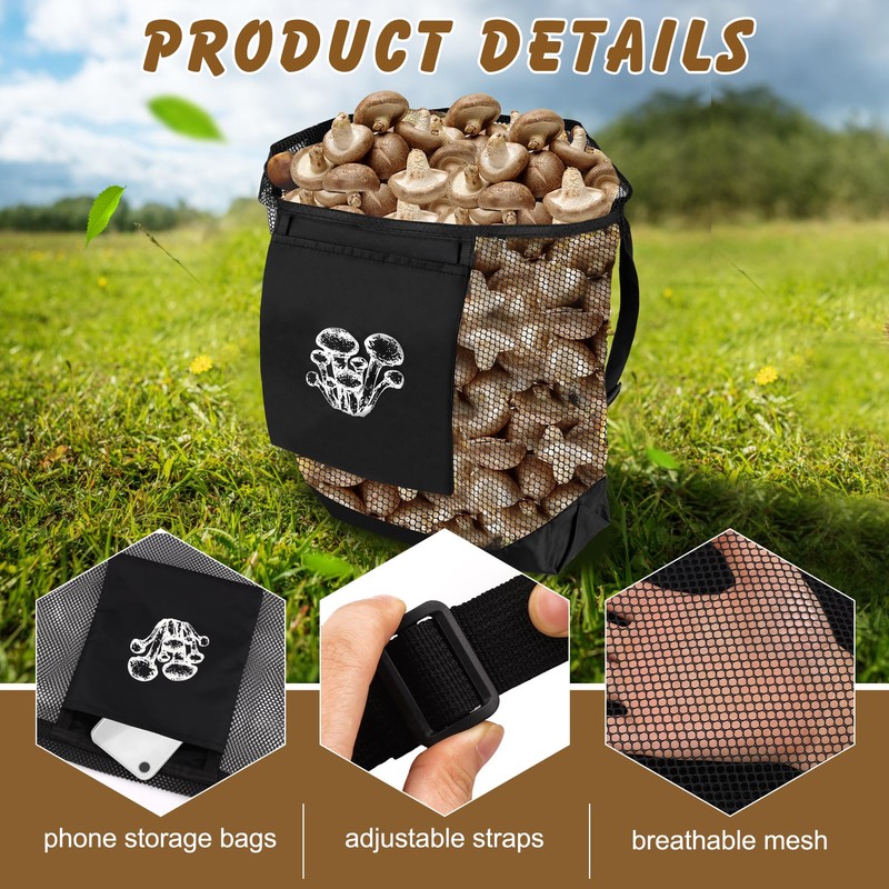 Windspeed 6 Pcs Mushroom Foraging Kit, Mushroom Harvesting Kit Include