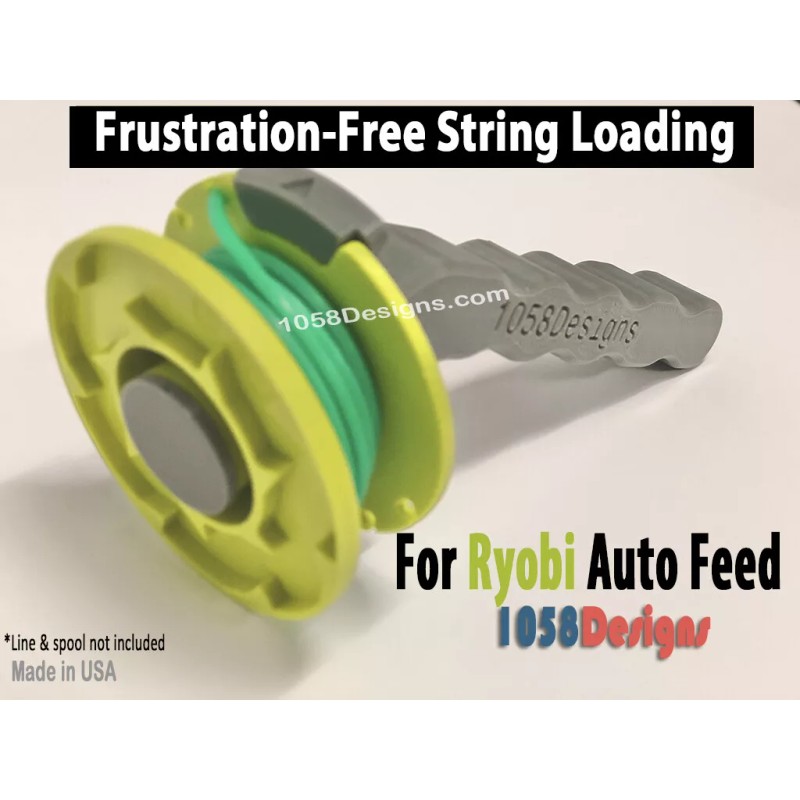 1058 Designs Tool for Ryobi String Auto Feed Line Spools
