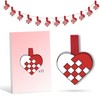 12 DIY Danish Heart Baskets. Precut and Ready to Use,