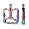 PINNAMAX Bicycle Pedals, CNC Aluminum, 9/16 Inch Non-Slip Platform, 3