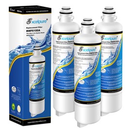 EXCELPURE BORPLFTR55 Refrigerator Water Filter Replacement for Bosch Ultra Clarity Pro, BORPLFTR50, 12033030, 11025825, 11032531, B36CT80SNS, B36CL80ENS, WFC100MF, WFS200MF, RA450022, 3PACK