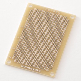 Sunhayato Univer-Sal Board 1.9 x 2.8 inches (47 x 72 mm), Hole Diameter 0.04 inch (1.0 mm)