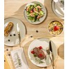TheTerra Ceramic Dinnerware Sets for 6, 18 Pieces Porcelain Lightweight