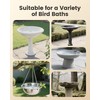 Wtoolfex Bird Bath Copper Disk, 2pcs Reinforced 99.99% Pure Copper