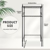 Sararoom Mini Fridge Shelf with Storage, 2-Tier Height Adjustable Mini