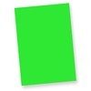 Letter Writing Paper Set Neon Green