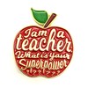 I Am A Teacher What Is Your Superpower Red Apple